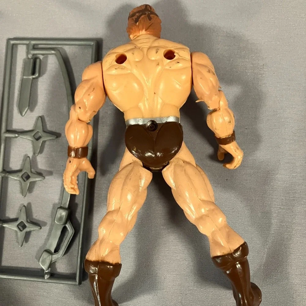 1996 S.C. Muscle Action Figures Lot of 2 with Accessories